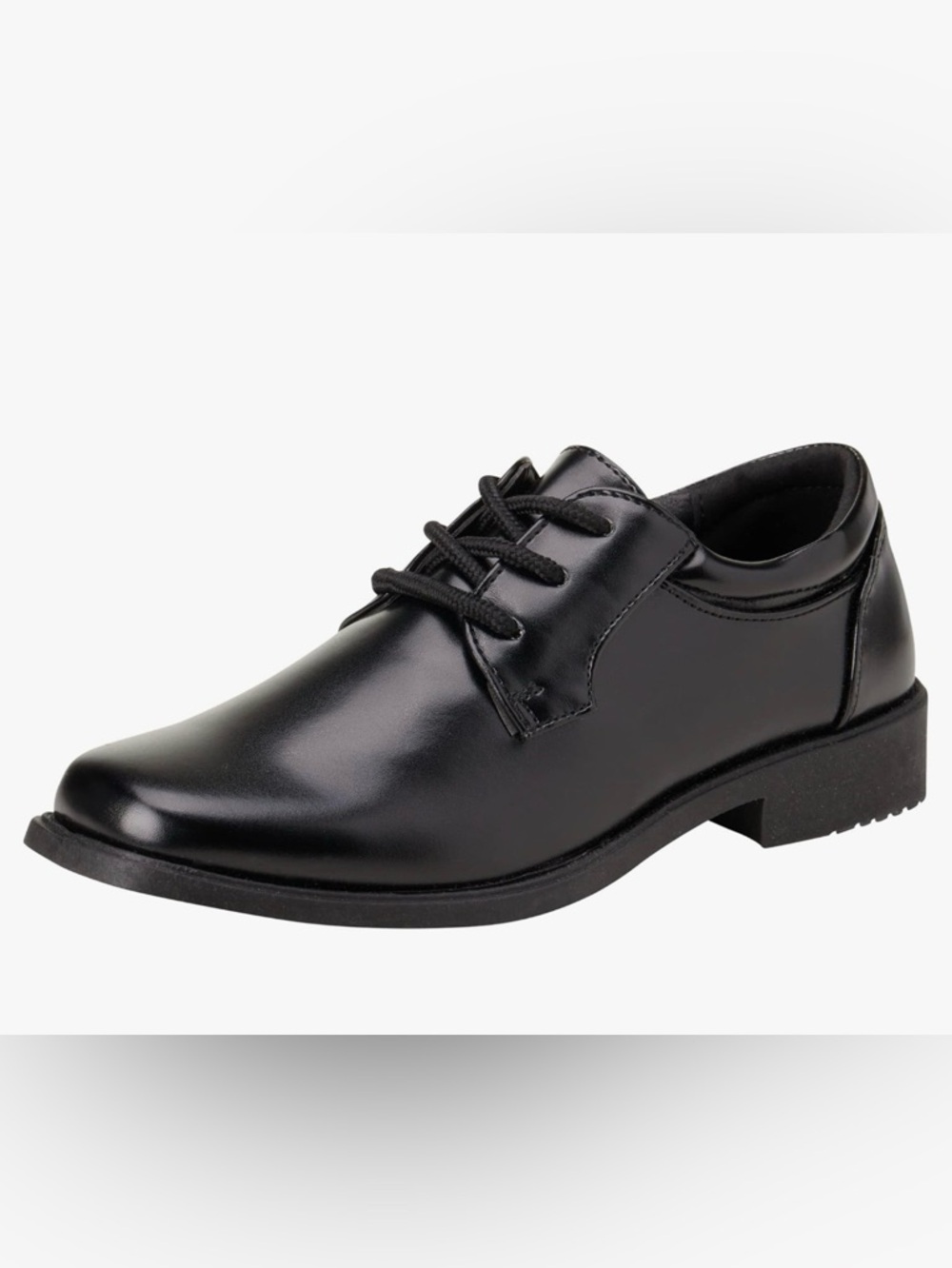 Josmo Boys Classic Oxford Casual Black Lace-up Dress Shoes NWT Size 9